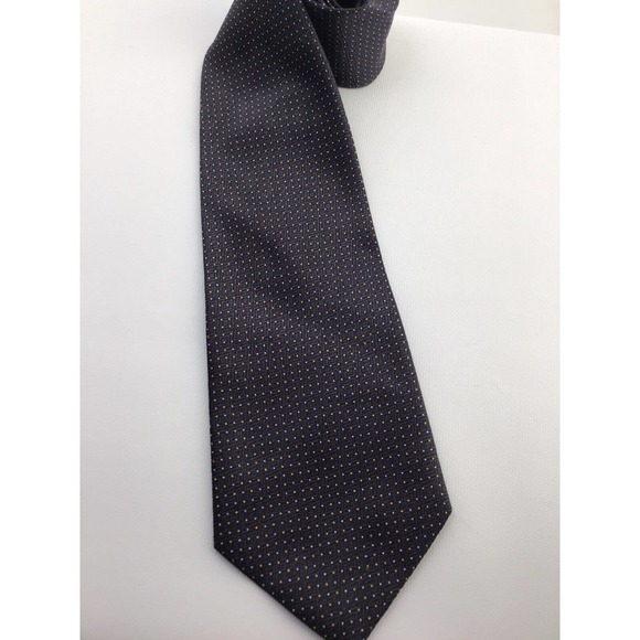 Luigi Valentino Hand Made Tie Yellow Multicolored dots - Picture 6 of 9